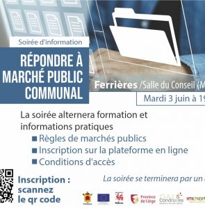 Soirée d’information : répondre à un marché public communal