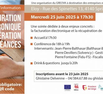 Soirée d’information : Facturation électronique & récupération de créances