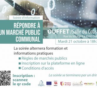 Soirée d’information : répondre à un marché public communal